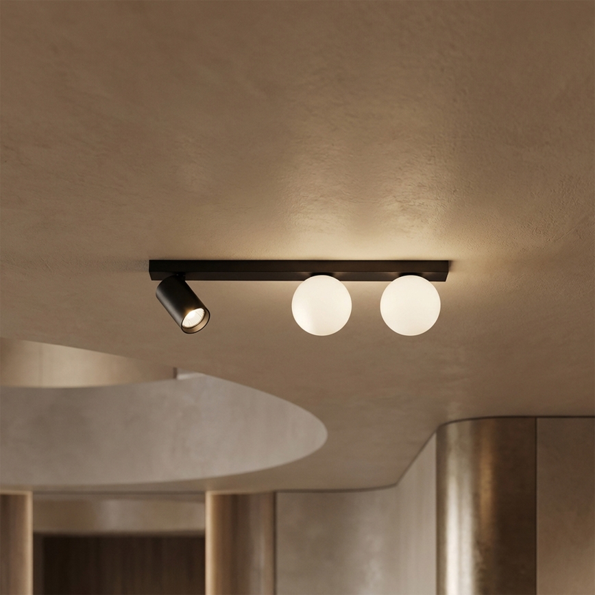 Brilagi - Spotleuchte SELE BALL 1xGU10/30W/230V + 2xG9/10W schwarz