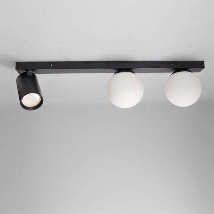 Brilagi - Spotleuchte SELE BALL 1xGU10/30W/230V + 2xG9/10W schwarz