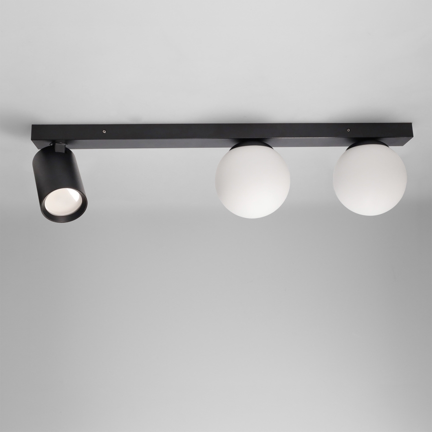 Brilagi - Spotleuchte SELE BALL 1xGU10/30W/230V + 2xG9/10W schwarz