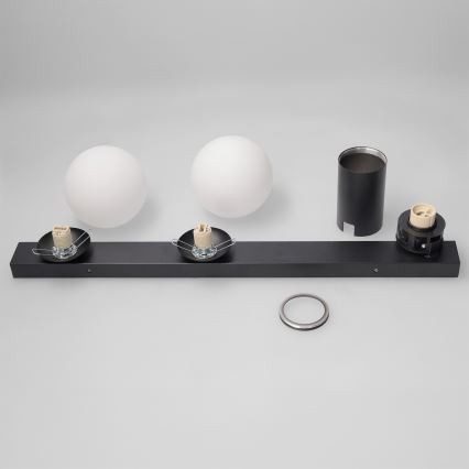 Brilagi - Spotleuchte SELE BALL 1xGU10/30W/230V + 2xG9/10W schwarz