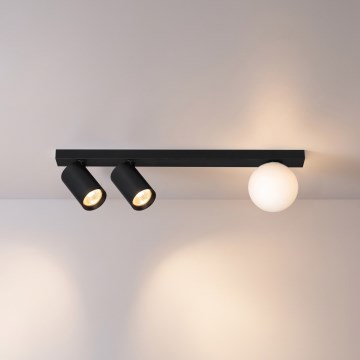 Brilagi - Spotleuchte SELE BALL 2xGU10/30W/230V + 1xG9/10W, schwarz