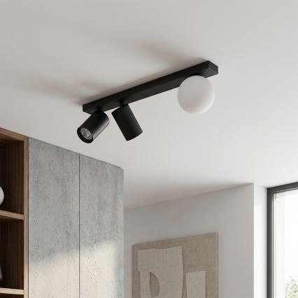 Brilagi - Spotleuchte SELE BALL 2xGU10/30W/230V + 1xG9/10W, schwarz