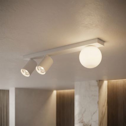 Brilagi - Spotleuchte SELE BALL 2xGU10/30W/230V + 1xG9/10W weiß