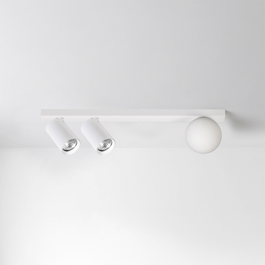 Brilagi - Spotleuchte SELE BALL 2xGU10/30W/230V + 1xG9/10W weiß