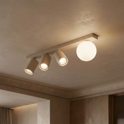 Brilagi - Spotleuchte SELE BALL 3xGU10/30W/230V + 1xG9/10W beige