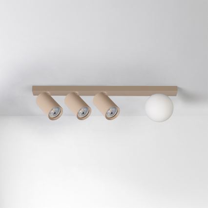 Brilagi - Spotleuchte SELE BALL 3xGU10/30W/230V + 1xG9/10W beige