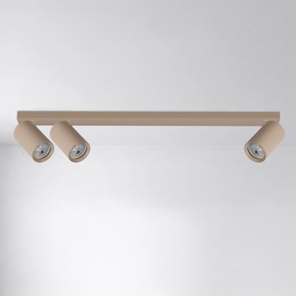 Brilagi - Spotleuchte SELE LONG 3xGU10/30W/230V Beige