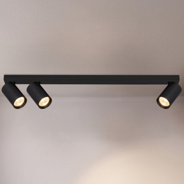 Brilagi - Spotleuchte SELE LONG 3xGU10/30W/230V schwarz