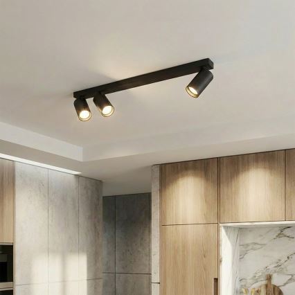 Brilagi - Spotleuchte SELE LONG 3xGU10/30W/230V schwarz
