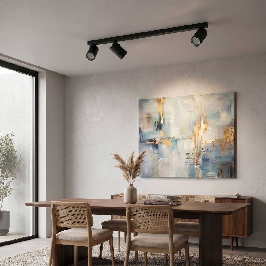 BRILAGI - Spotleuchte SELE LONG 3xGU10/30W/230V schwarz