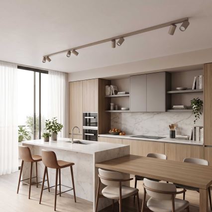 BRILAGI - Spotleuchte SELE LONG 8xGU10/30W/230V beige
