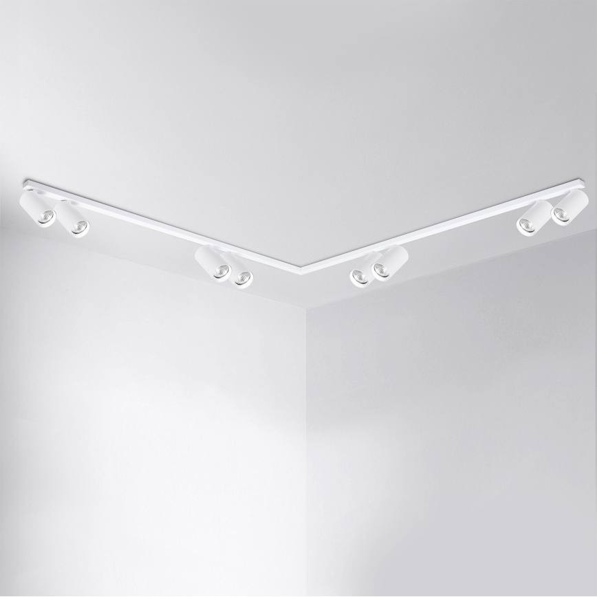 Brilagi - Spotleuchte SELE LONG 8xGU10/30W/230V weiß