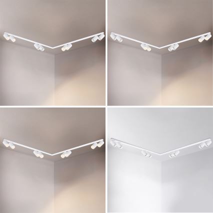 Brilagi - Spotleuchte SELE LONG 8xGU10/30W/230V weiß