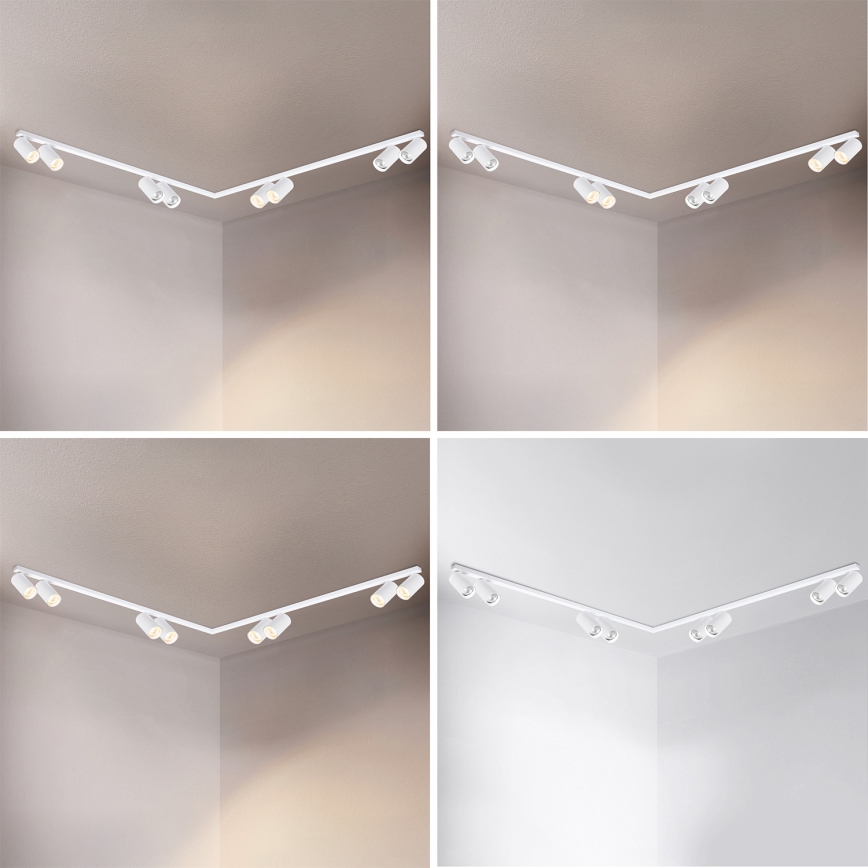 Brilagi - Spotleuchte SELE LONG 8xGU10/30W/230V weiß