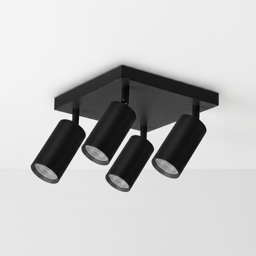 BRILAGI - Spotleuchte SELE SQUARE 4xGU10/30W/230V schwarz
