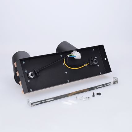Brilagi - Spotleuchte SELE WOOD ACOUSTIC 2xGU10/30W/230V schwarz/holz