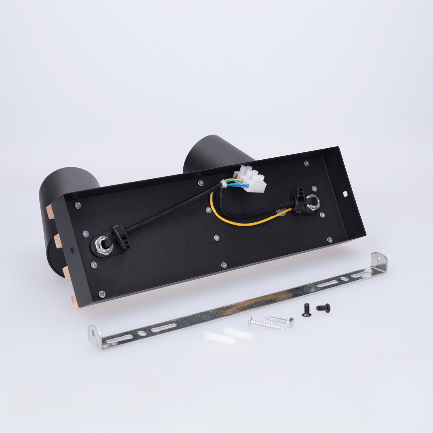 Brilagi - Spotleuchte SELE WOOD ACOUSTIC 2xGU10/30W/230V schwarz/holz