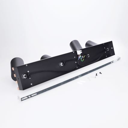Brilagi - Spotleuchte SELE WOOD ACOUSTIC 4xGU10/30W/230V schwarz/Holz