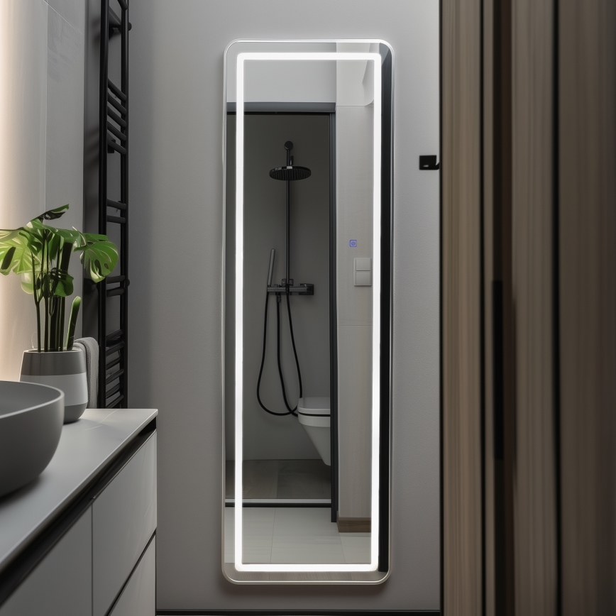 Brilagi - Standspiegel BELLEZA LED/42W/230V 160x50 cm IP44 CRI 90 dimmbar + CCT