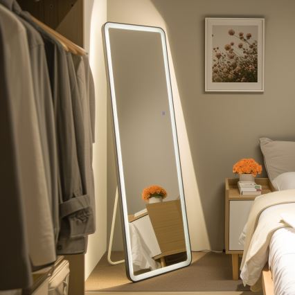 Brilagi - Standspiegel ELEGANZA LED/42W/230V 160x50 cm IP44 CRI 90 dimmbar + CCT
