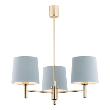 Brilagi - Stangenleuchte MONTE 3xE27/15W/230V blau/gold