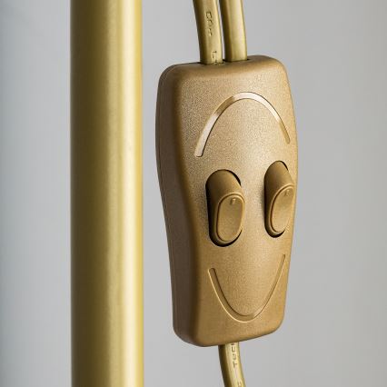 Brilagi - Stehlampe ARIANA 1xE27/100W/230V + 1xE14/25W goldfarben