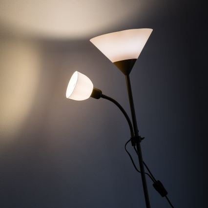 Brilagi - Stehlampe ARIANA 1xE27/100W/230V + 1xE14/25W goldfarben