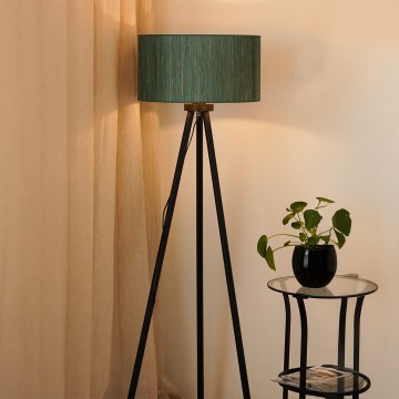 Brilagi - Stehlampe BOSTON ROLLER 1xE27/15W/230V Strohgrün/Gold