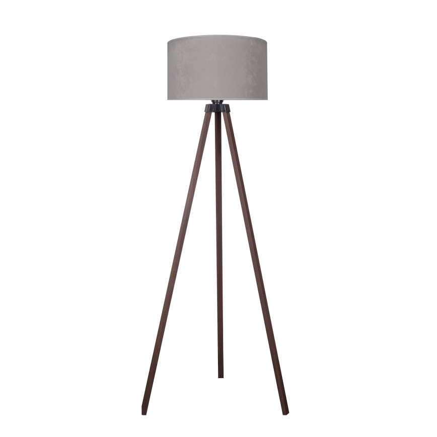 Brilagi - Stehlampe VELVET 1xE27/60W/230V braun/grau