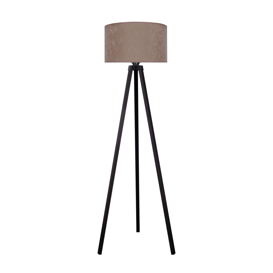 Brilagi - Stehlampe VELVET 1xE27/60W/230V schwarz/beige