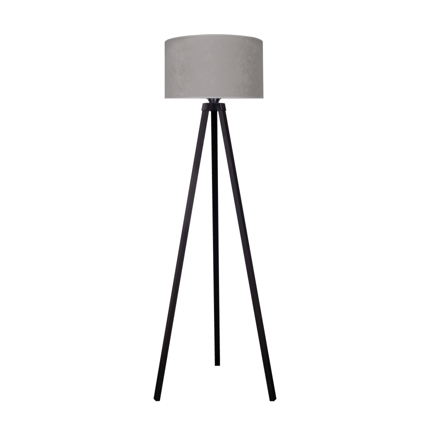 Brilagi - Stehlampe VELVET 1xE27/60W/230V Wenge/Grau