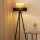 Brilagi - Stehleuchte ASPEN LUNETA 1xE27/15W/230V schwarz/beige/cremefarben