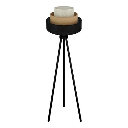 Brilagi - Stehleuchte ASPEN LUNETA 1xE27/15W/230V schwarz/beige/cremefarben