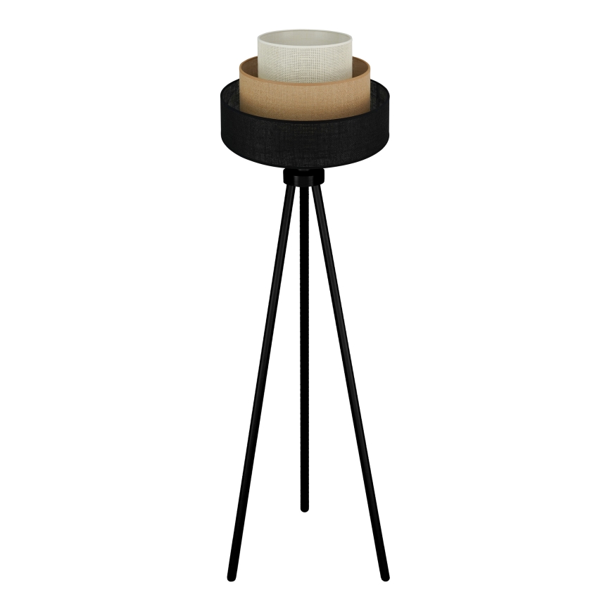 Brilagi - Stehleuchte ASPEN LUNETA 1xE27/15W/230V schwarz/beige/cremefarben