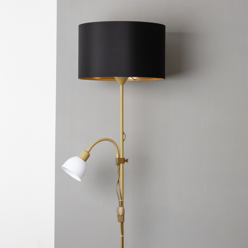 Brilagi - Stehleuchte CERIA 1xE27/100W/230V + 1xE14/25W Gold/Schwarz