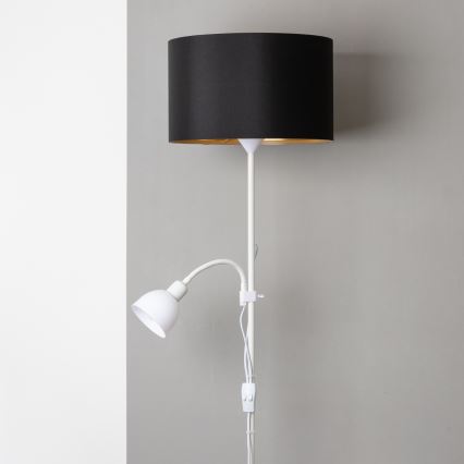 Brilagi - Stehleuchte CERIA 1xE27/100W/230V + 1xE14/25W weiß/schwarz