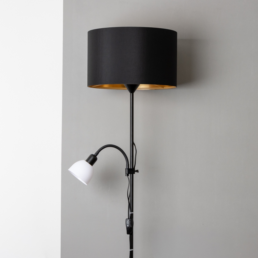 Brilagi - Stehleuchte CERIA 2-in-1 1xE27/100W/230V + 1xE14/25W schwarz