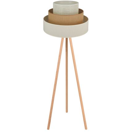 Brilagi - Stehleuchte DENVER LUNETA 1xE27/15W/230V beige/braun/cremefarben