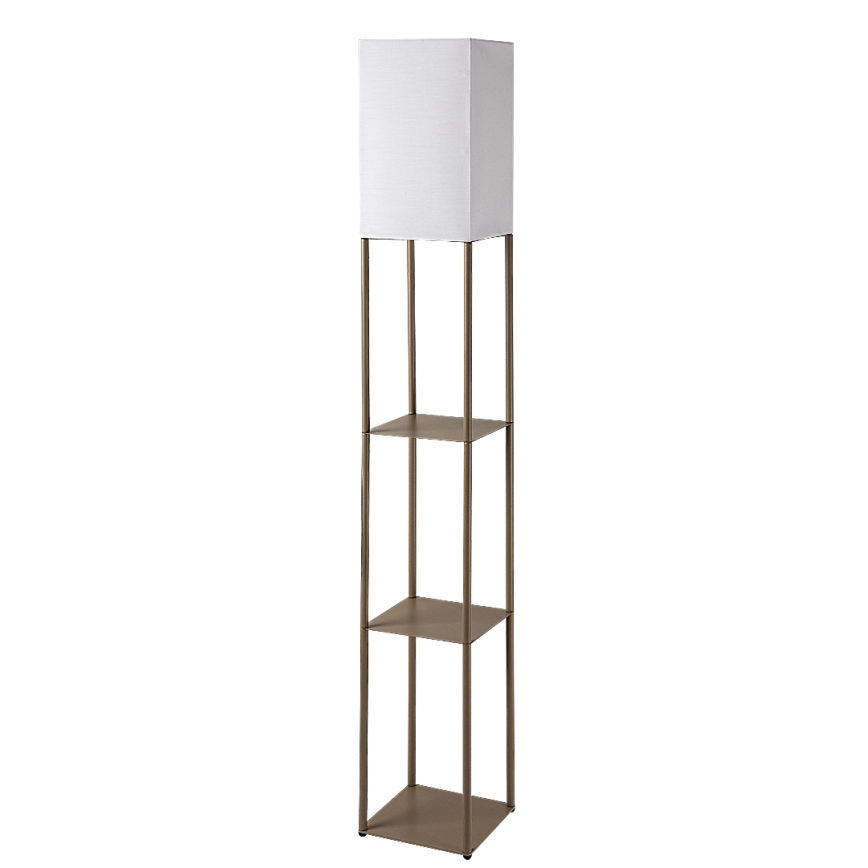 Brilagi - Stehleuchte mit Ablagen GRADUS 1xE27/40W/230V 150 cm grau/beige