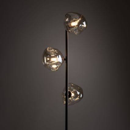 Brilagi - Stehleuchte VULCANO 3xG9/8W/230V braun/rauchbeige