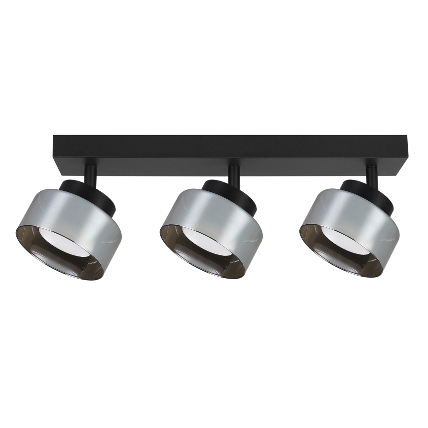 Brilagi - Strahler AURA LUX 3xGX53/30W/230V schwarz/rauchfarben