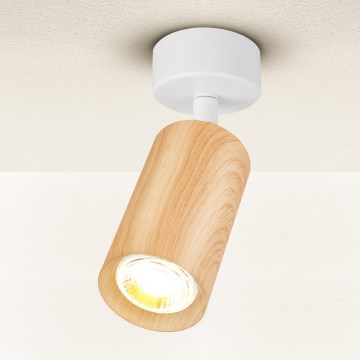 Brilagi - Strahler SELE 1xGU10/30W/230V weiß/Eichendekor