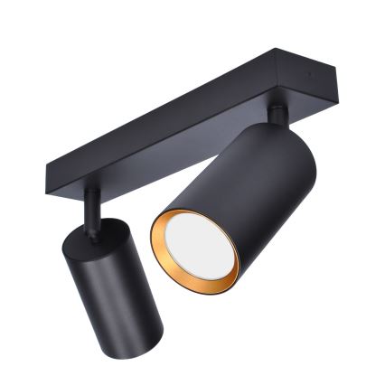 Brilagi - Strahler SELE 2xGU10/30W/230V schwarz/golden