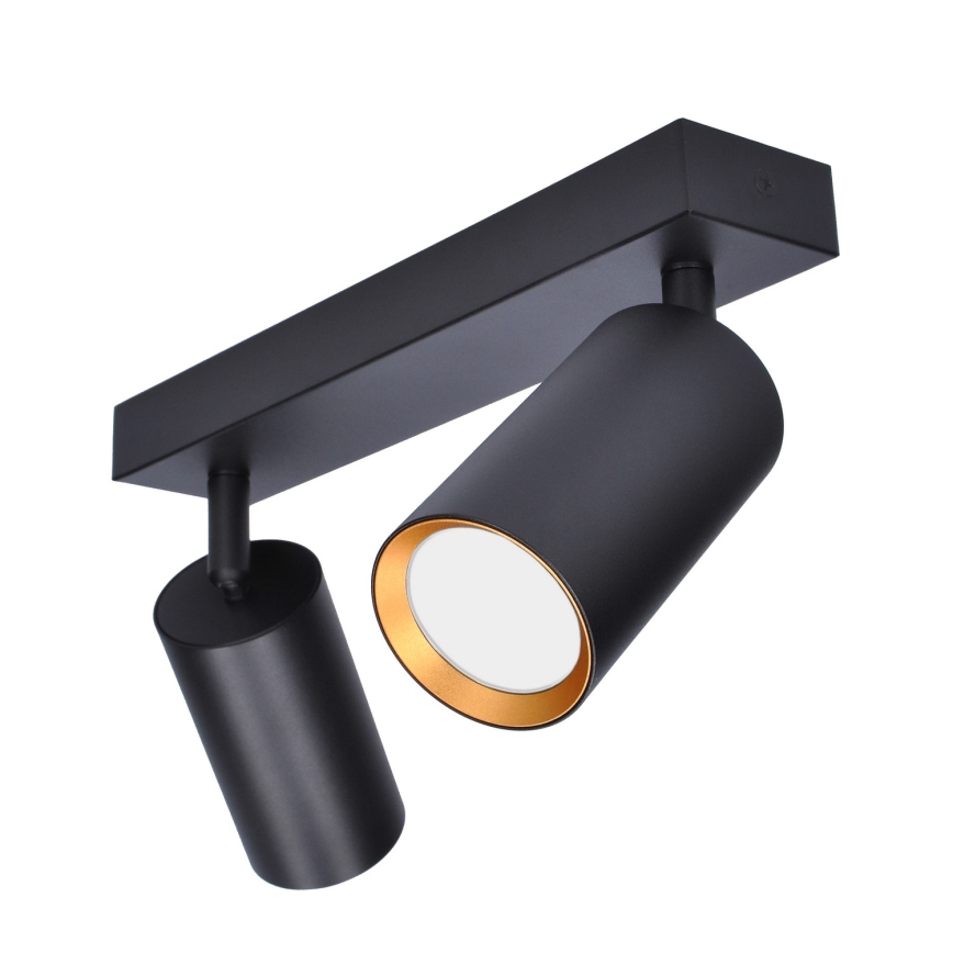 Brilagi - Strahler SELE 2xGU10/30W/230V schwarz/golden