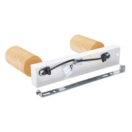 Brilagi - Strahler SELE 2xGU10/30W/230V weiß/Eichendekor