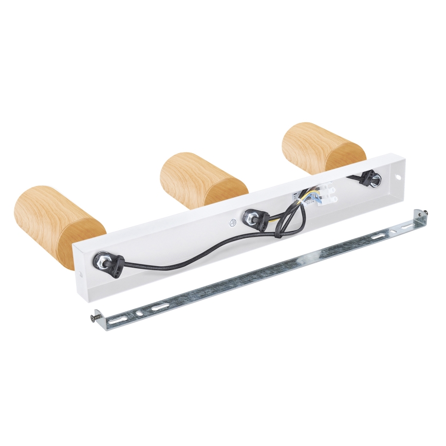 Brilagi - Strahler SELE 3xGU10/30W/230V weiß/Eichendekor