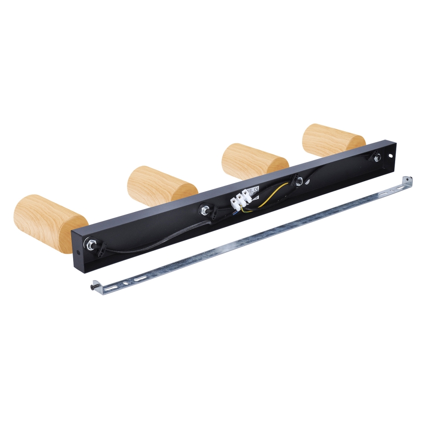 Brilagi - Strahler SELE 4xGU10/30W/230V schwarz/Eichendekor