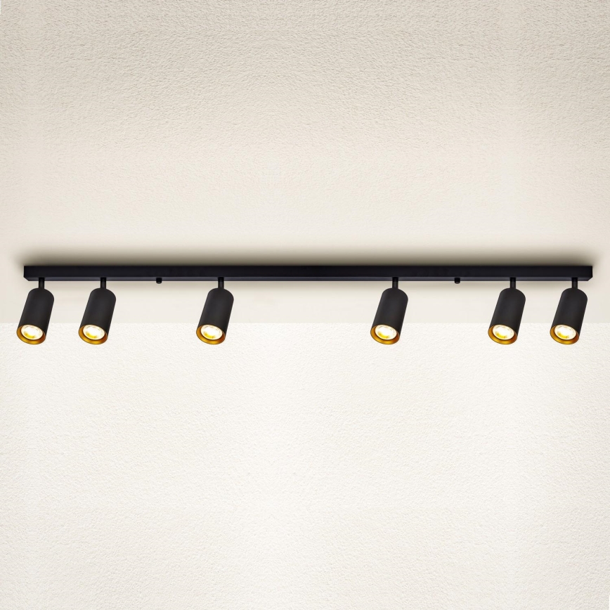 Brilagi - Strahler SELE 6xGU10/30W/230V schwarz/golden