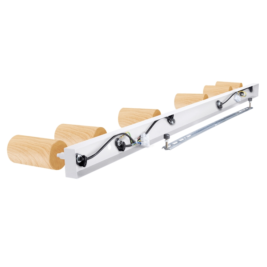 Brilagi - Strahler SELE 6xGU10/30W/230V weiß/Eichendekor