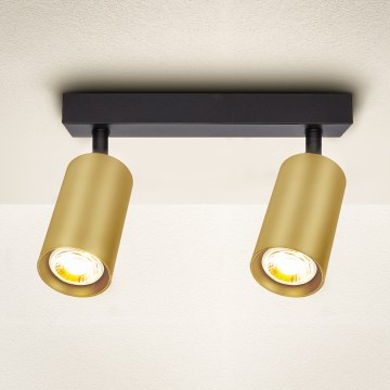 Brilagi - Strahler SELE GOLDEN 2xGU10/30W/230V schwarz/golden